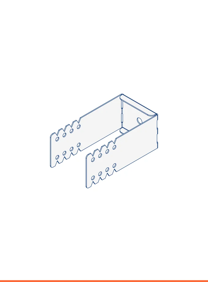 Support réglable à trou traversant BA-BS (48 mm)