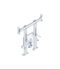 Châssis de support pour bidet suspendu