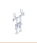 Châssis de support WC suspendu