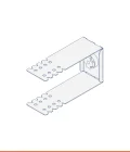 Support réglable à trou traversant Ø 7 Gummy System (largeur 48-60, longueur 120 mm)