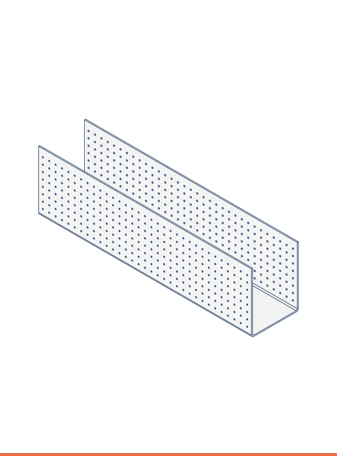 Rail en U - h 21 (16 x 27 mm)