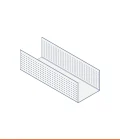 Rail en U - h 37 (37 x 30 mm)