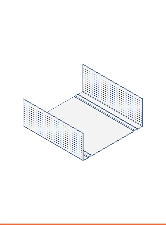 Rail en U (100 x 40 mm)