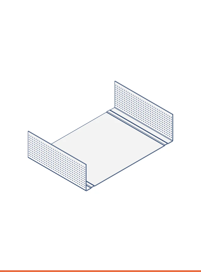 Rail en U (150 x 40 mm)