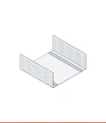 Rail en U zinc-magnésium (100 x 40 mm)