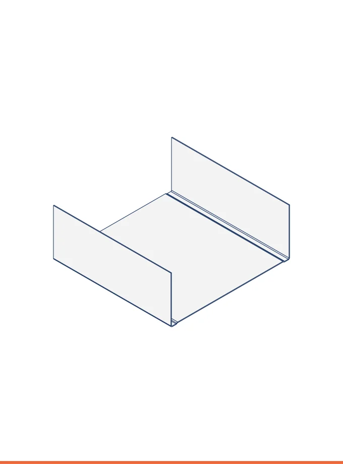 Rail en U C5-M (100 x 40 mm)